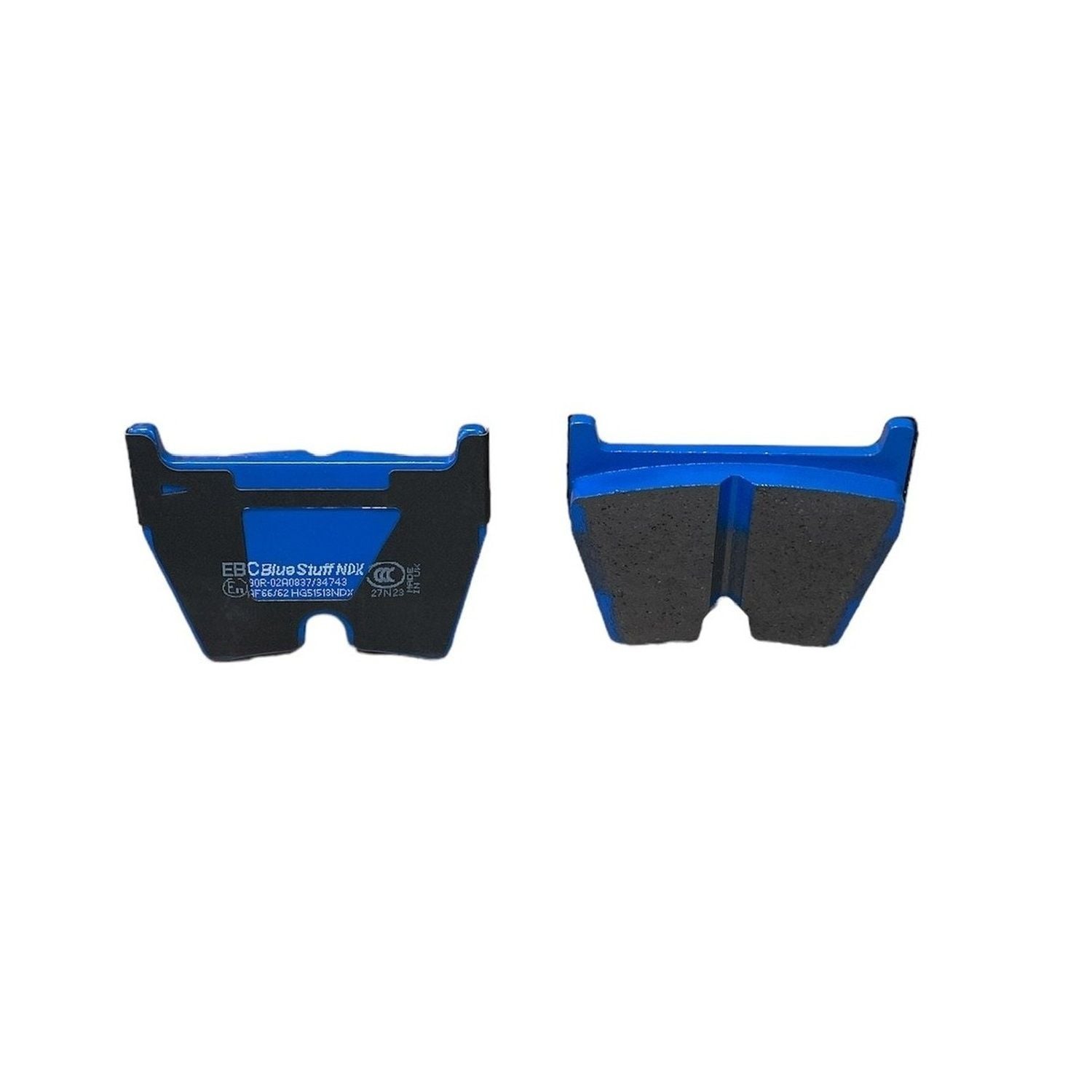 EBC Bluestuff NDX Brake Pads 95mm x 75mm DP51513NDX - Front