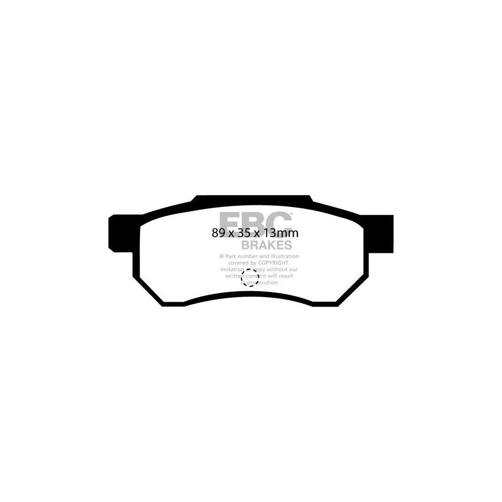 EBC Ultimax Brake Pads 89mm x 35mm DP642 - Rear