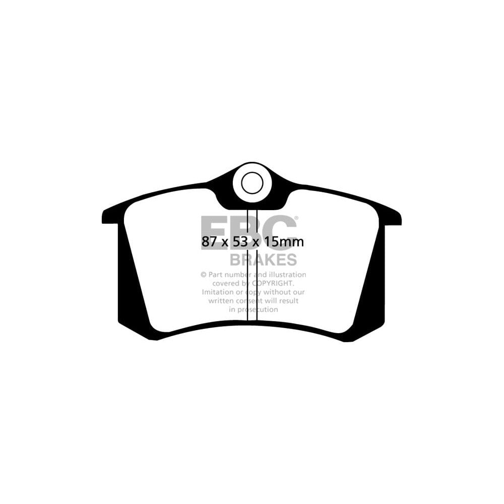 EBC Ultimax Brake Pads 87mm x 53mm DP680 - Rear