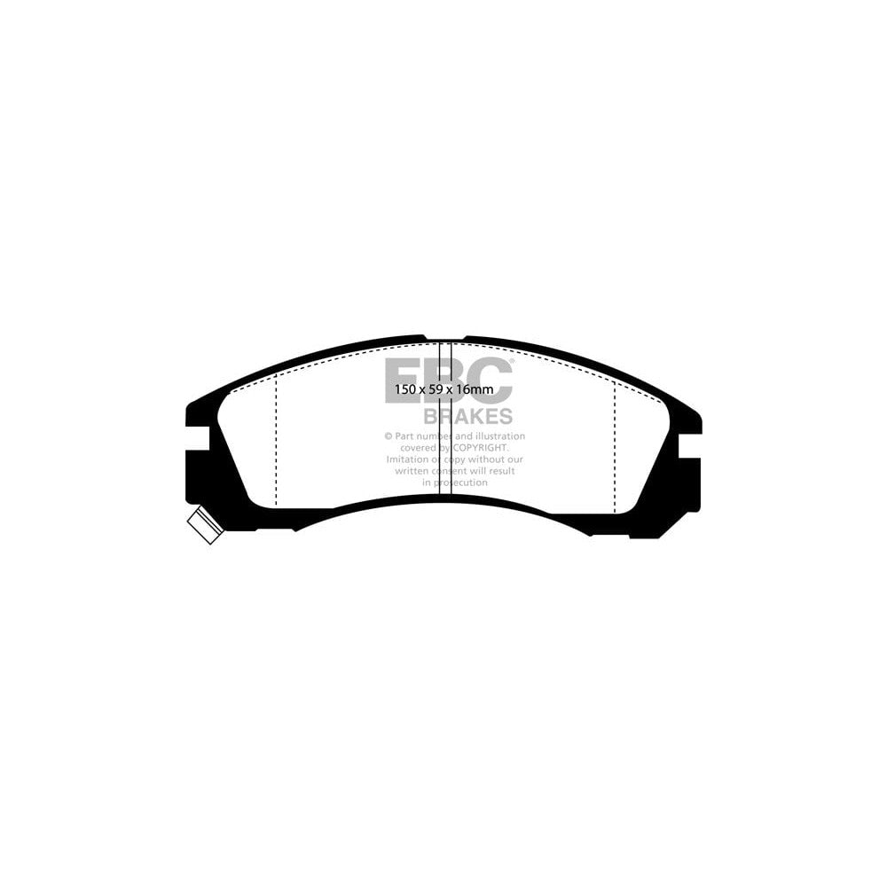 EBC Ultimax Brake Pads 150mm x 59mm DP954 - Front