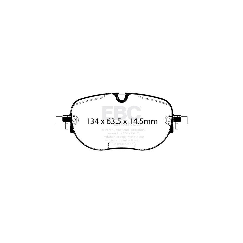EBC Yellowstuff Brake Pads - DP42446R - Front