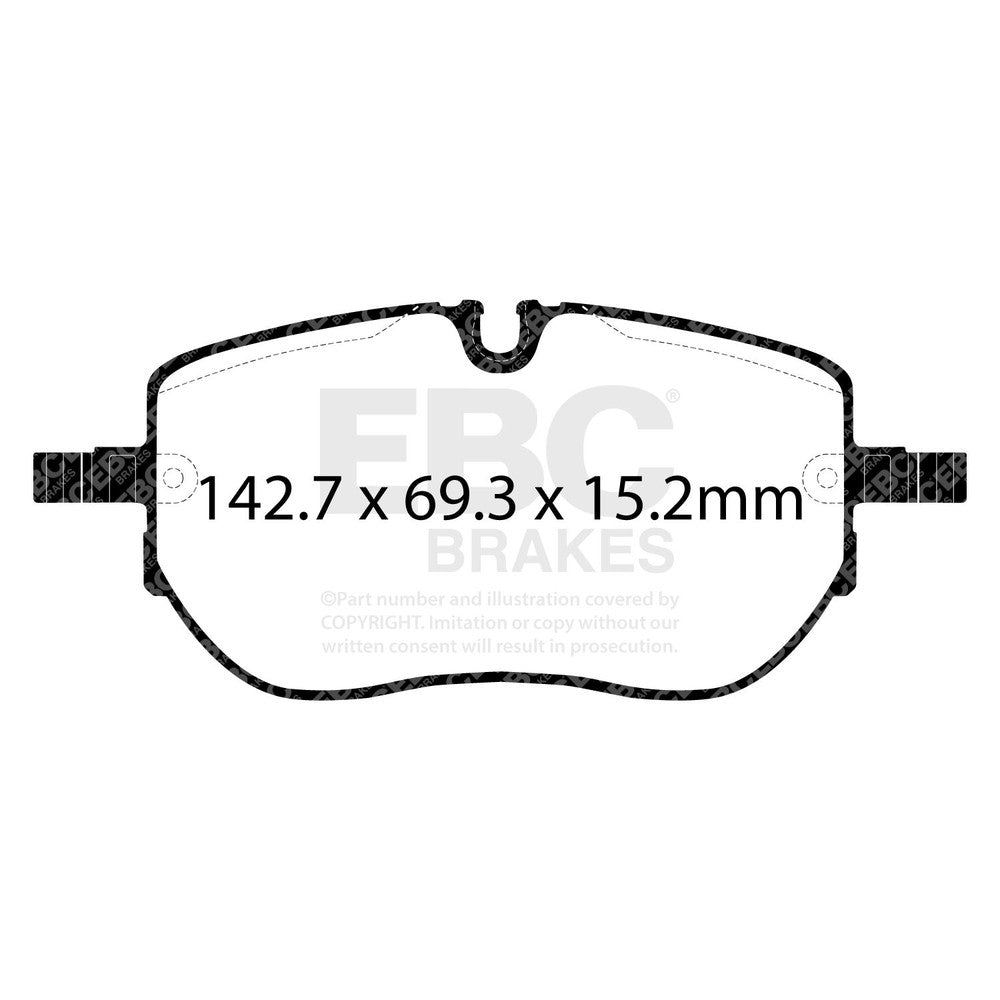 EBC Yellowstuff Brake Pads - DP42451R - Front