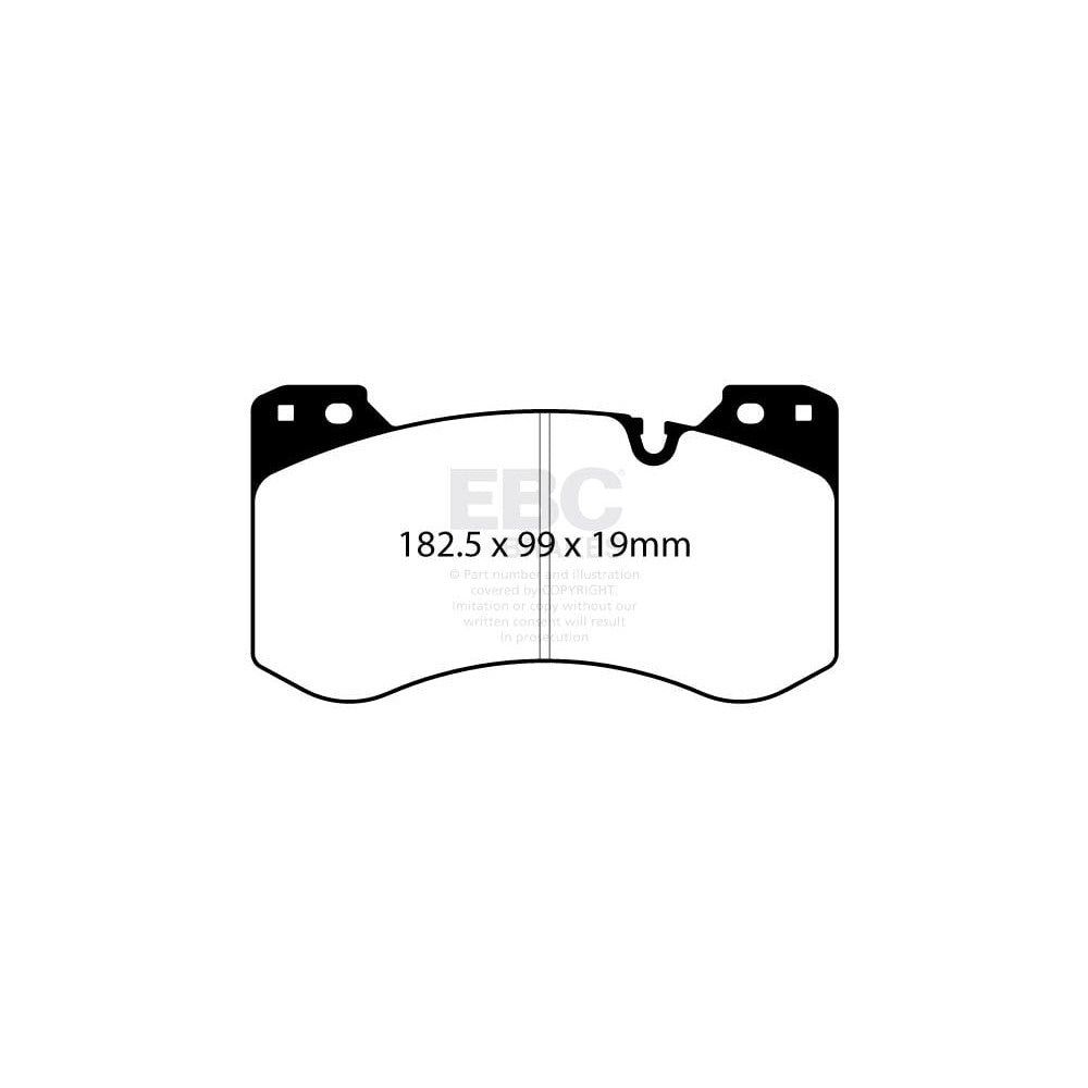 EBC RP-X Brake Pads 182.5mm x 99mm DP82454RPX - Front