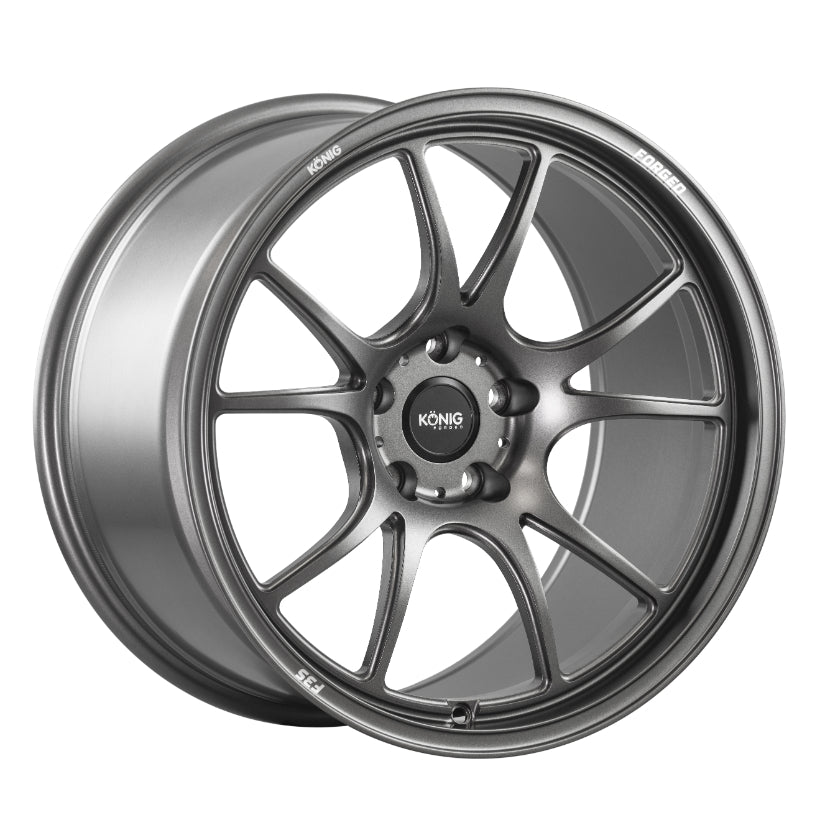 Konig Forged F3S Alloy Wheel 19x12 ET65 5x130 Satin Charcoal 73.1mm CB