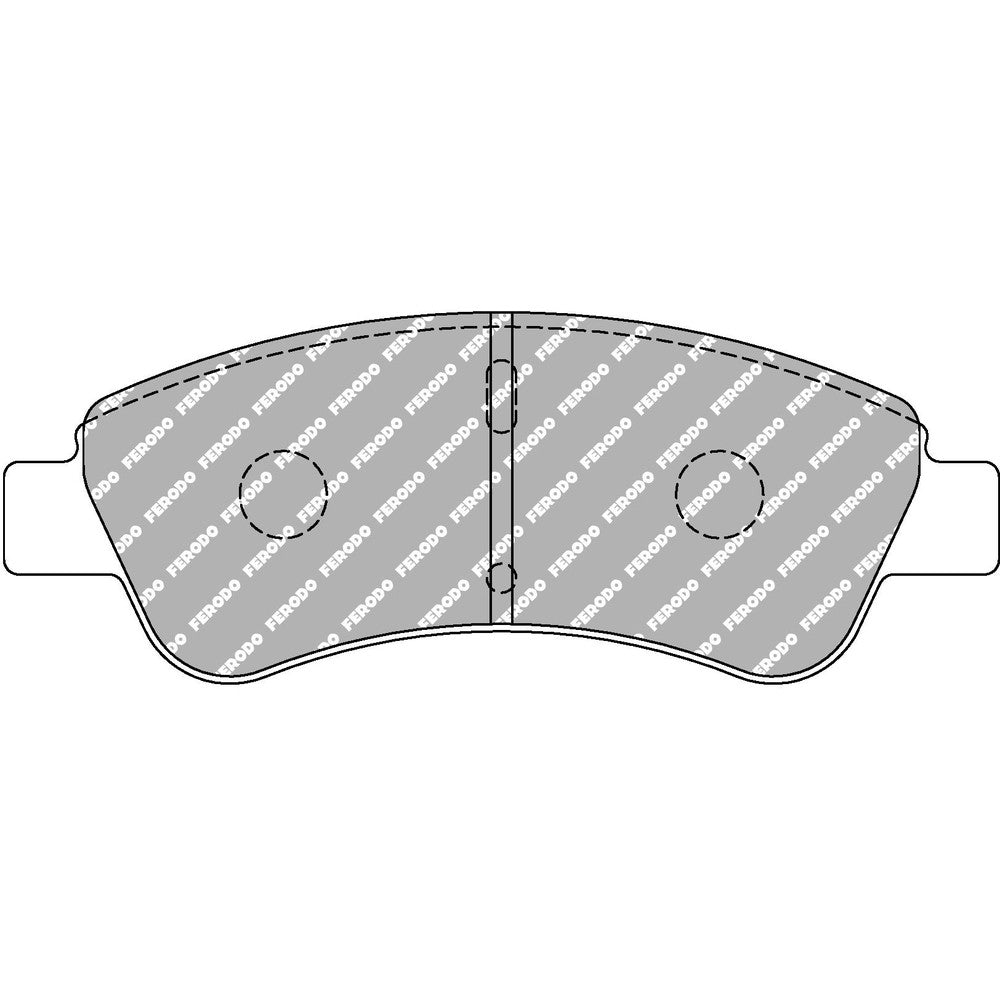 Ferodo DS UNO Brake Pads 137mm x 50.8mm FCP1399Z - Front