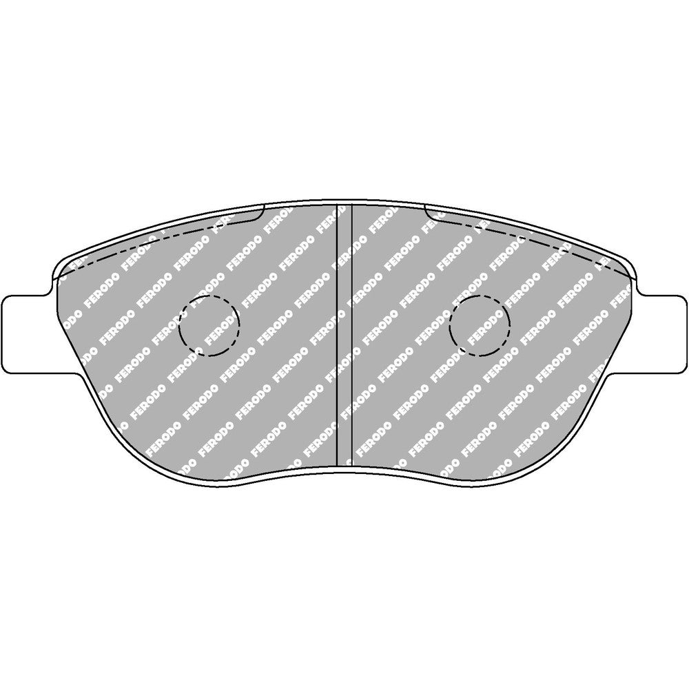 Ferodo DS2500 Brake Pads 137mm x 57.4mm FCP1467H - Front