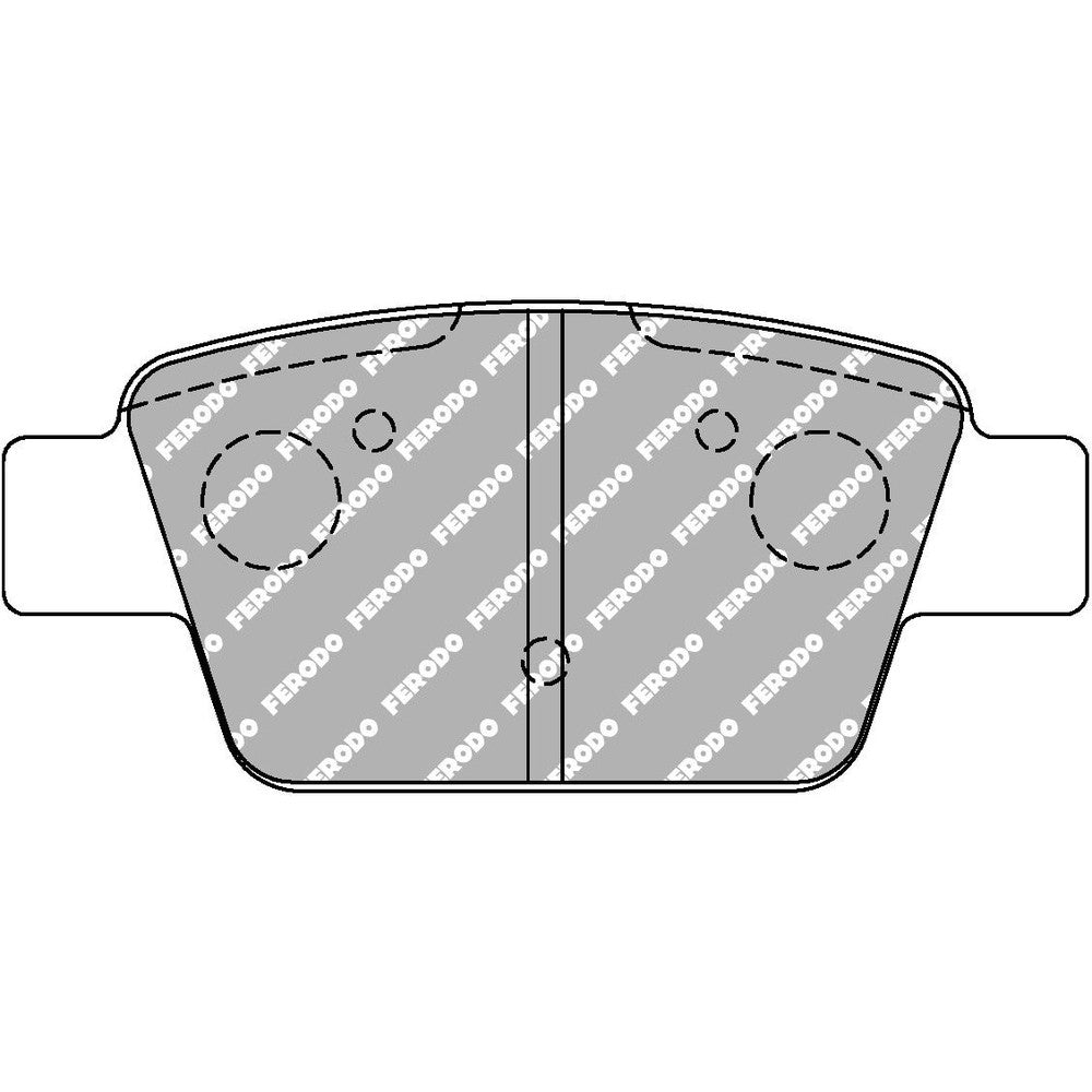 Ferodo DS2500 Brake Pads 95mm x 43mm FCP1469H - Rear