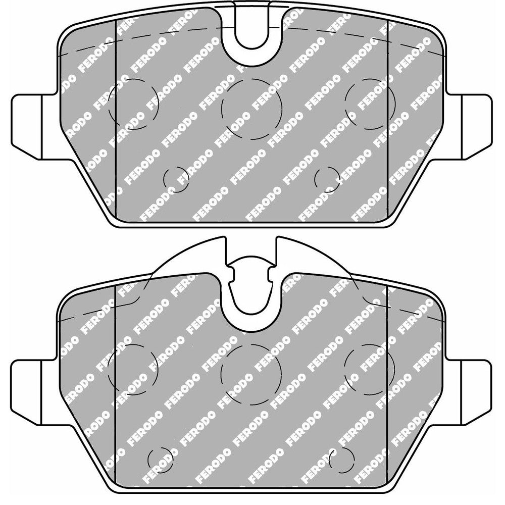 Ferodo DS1.11 Brake Pads 95.5mm x 45mm FCP1806W - Rear