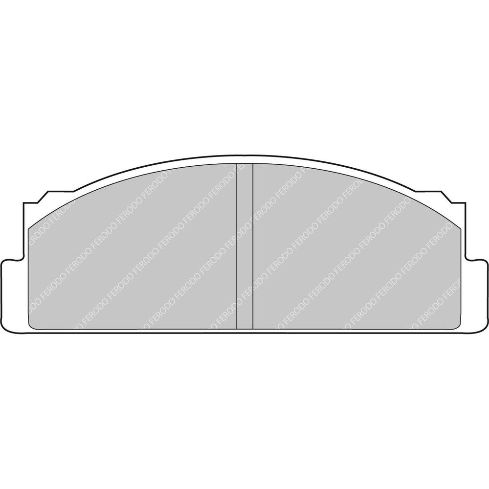 Ferodo DS3000 Brake Pads 108.9mm x 39mm FCP29R - Front