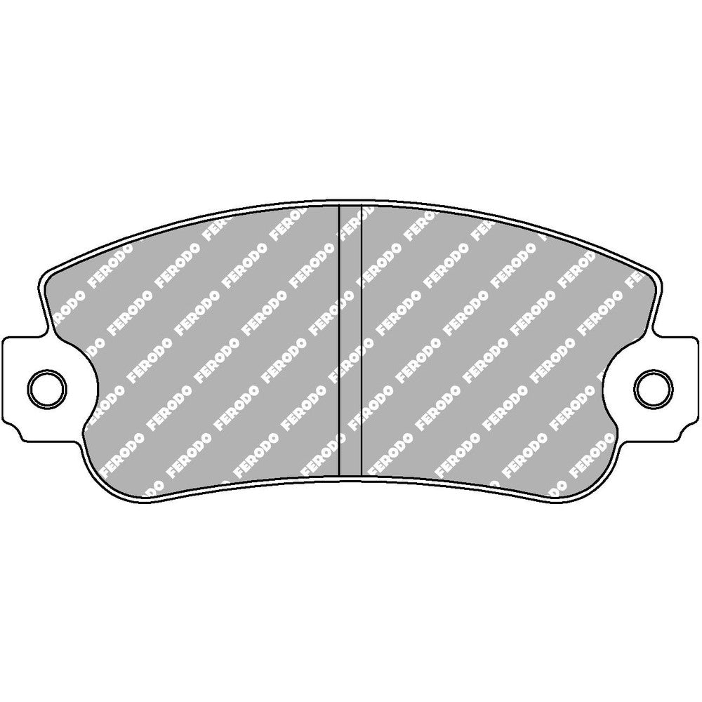 Ferodo DS2500 Brake Pads 108.9mm x 47mm FCP351H - Front