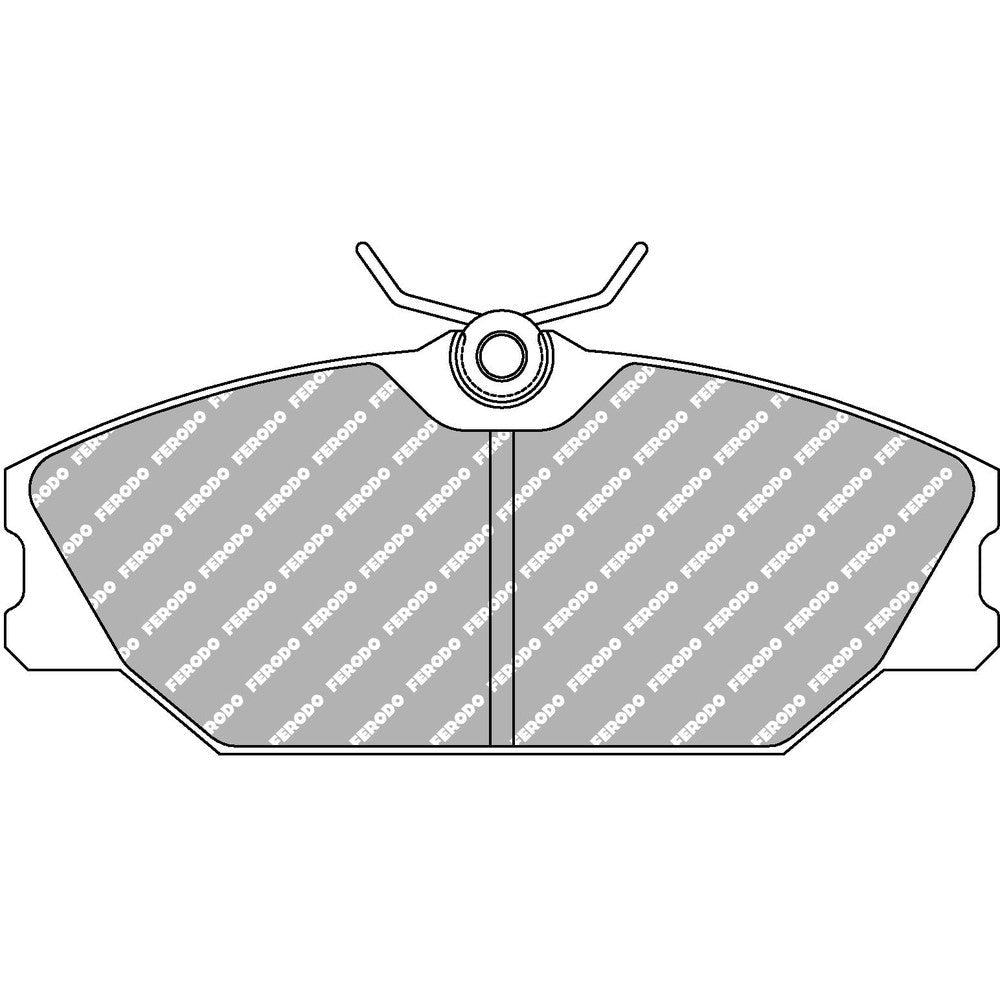Ferodo DS2500 Brake Pads 129.9mm x 55mm FCP406H - Front