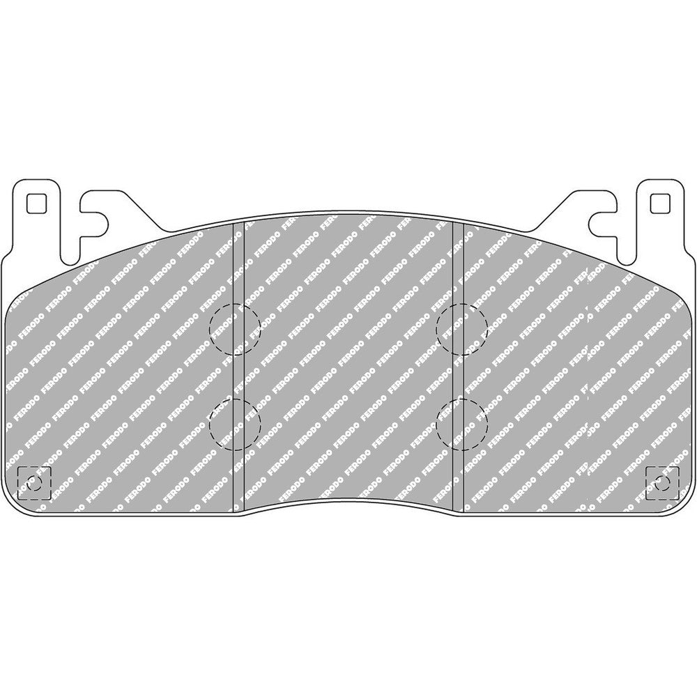 Ferodo DS UNO Brake Pads 189.2mm x 92.7mm FCP4835Z - Front