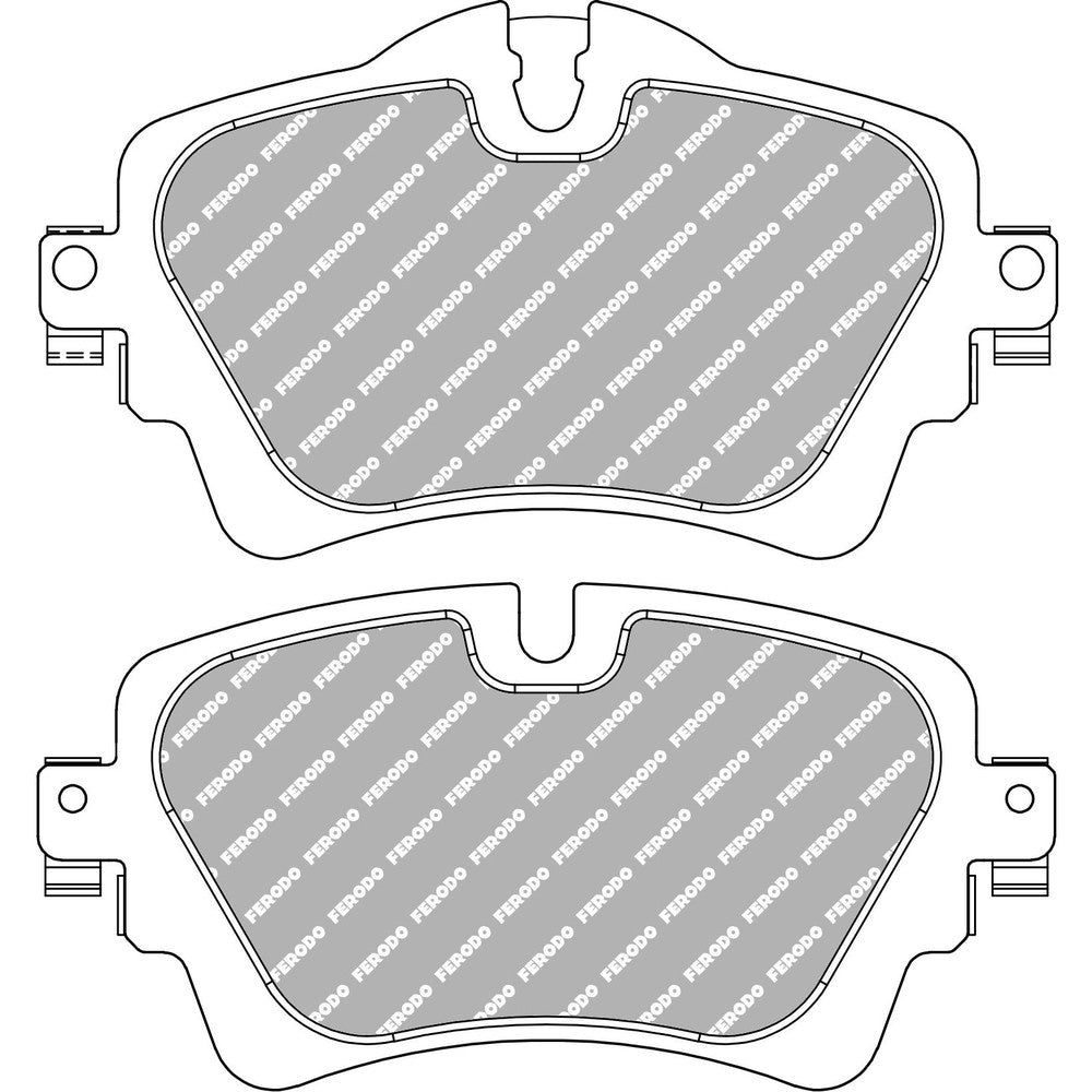 Ferodo DS2500 Brake Pads 129.1mm x 71.8mm FCP4945H - Front