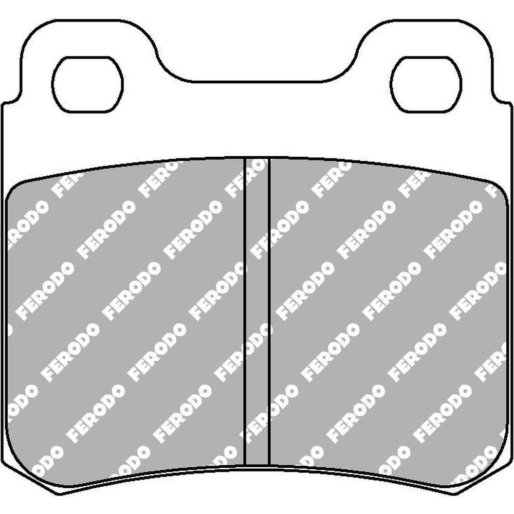 Ferodo DS3000 Brake Pads 61.8mm x 58mm FCP586R - Rear