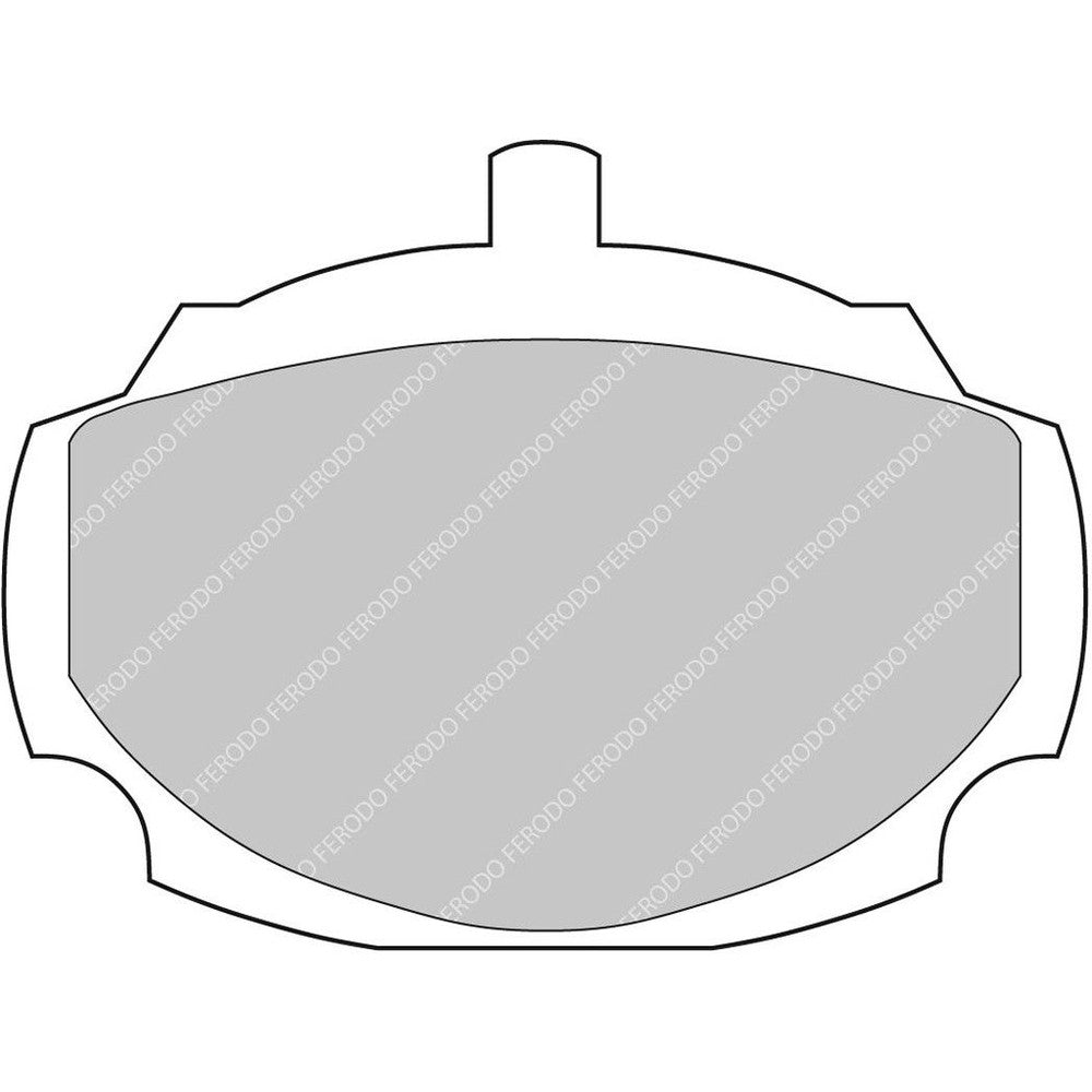 Ferodo DS3.12 Brake Pads 88.7mm x 64mm FCP823G - Front