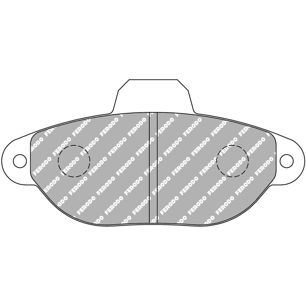 Ferodo DS2500 Brake Pads 115.1mm x 55mm FCP925H - Front
