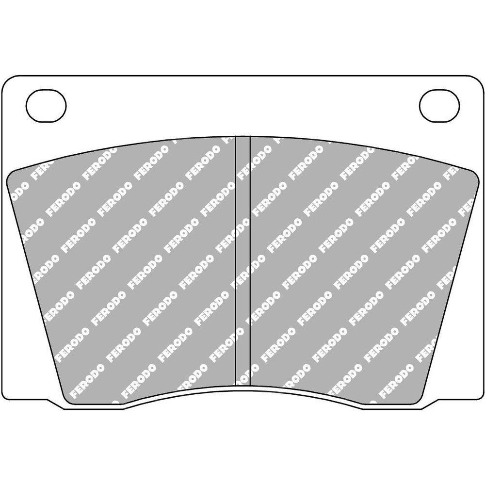 Ferodo DS3000 Brake Pads 98.4mm x 68mm FCP9R - Front