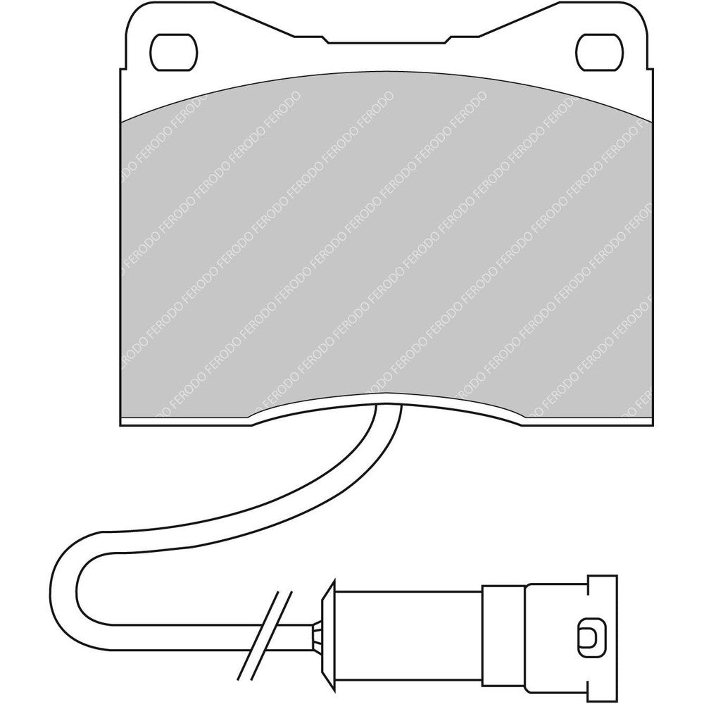 Ferodo DS Performance Brake Pads 89.7mm x 68mm FDS399 - Front