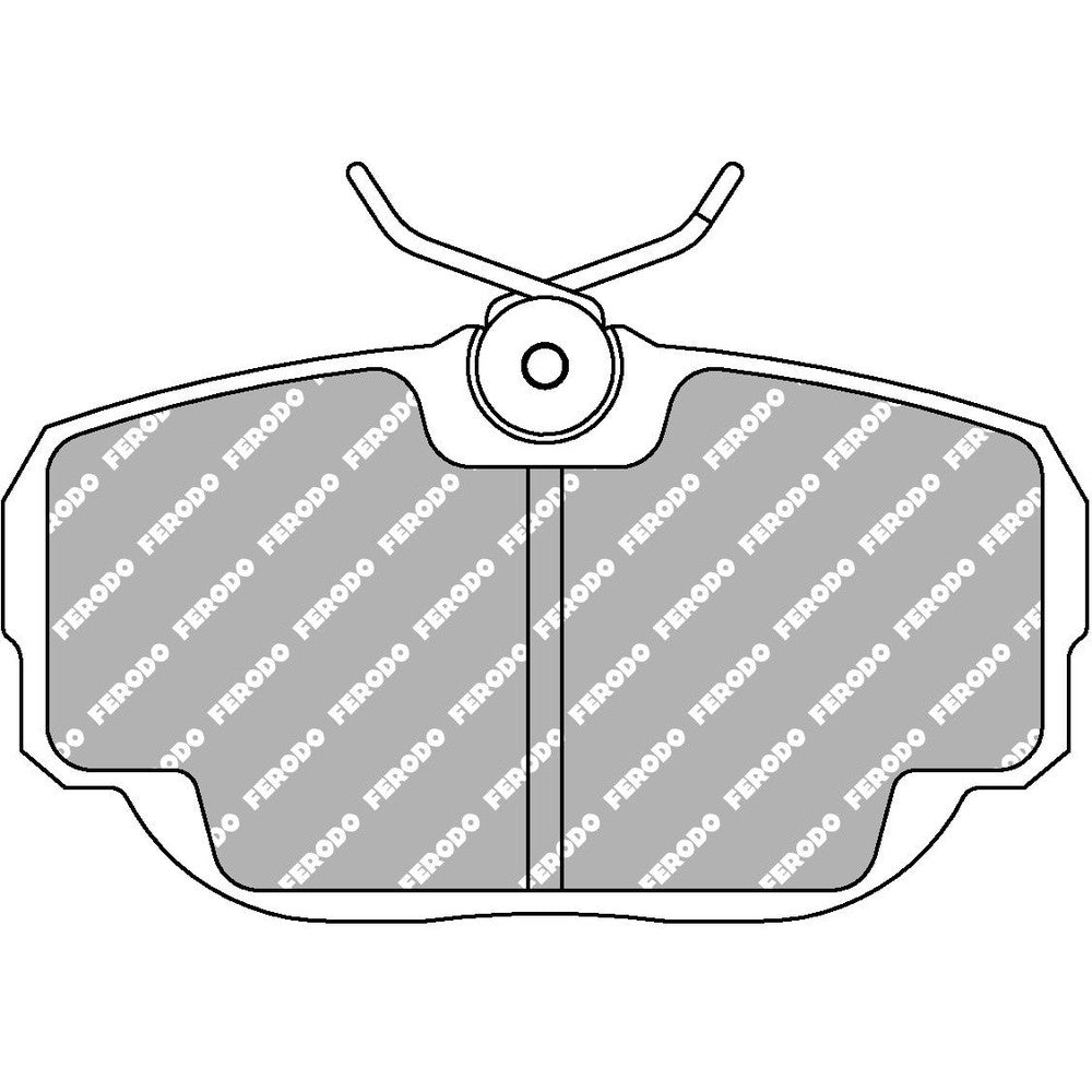 Ferodo DS Performance Brake Pads 94.8mm x 55mm FDS660 - Front