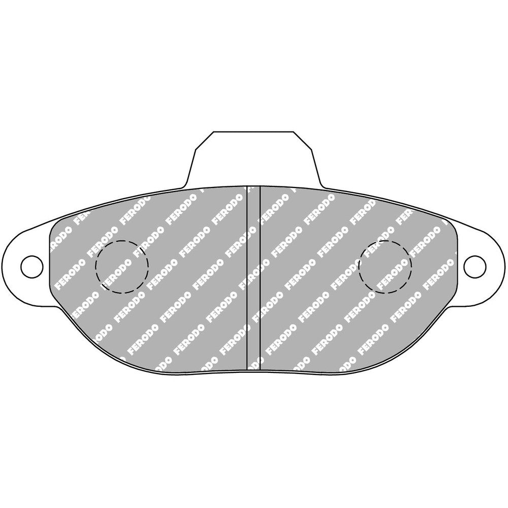 Ferodo DS Performance Brake Pads 115.1mm x 55mm FDS925 - Front