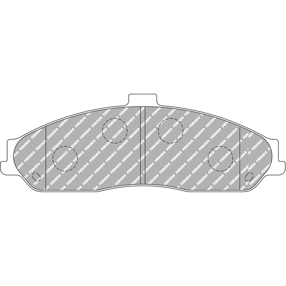 Ferodo DS Performance Brake Pads 183.8mm x 63mm FDSE1553 - Front