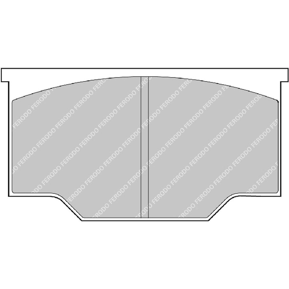 Ferodo DS3000 Brake Pads 100mm x 53mm FRP101R