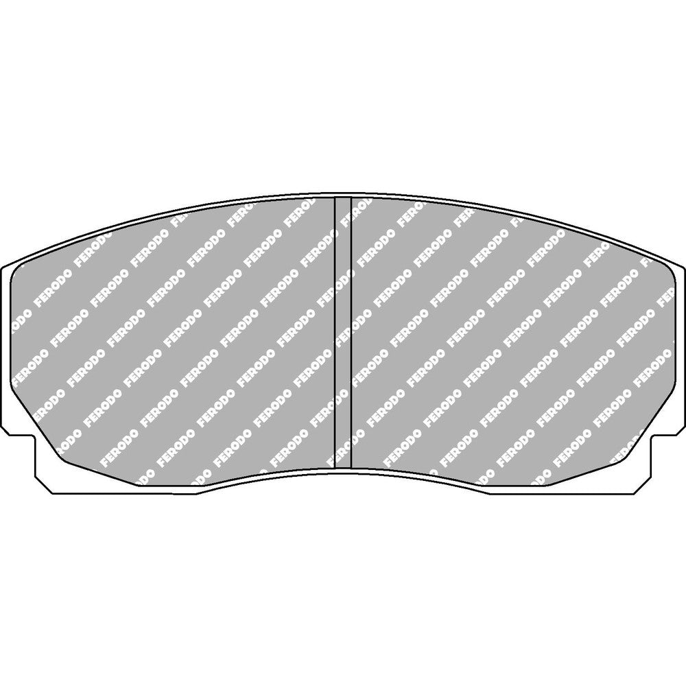 Ferodo DS2500 Brake Pads 127mm x 56mm FRP203H
