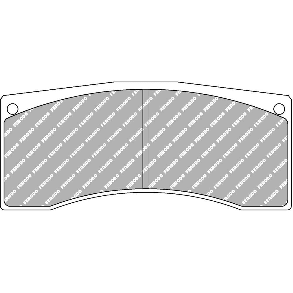 Ferodo DS2500 Brake Pads 139.8mm x 61.4mm FRP3029H - Rear