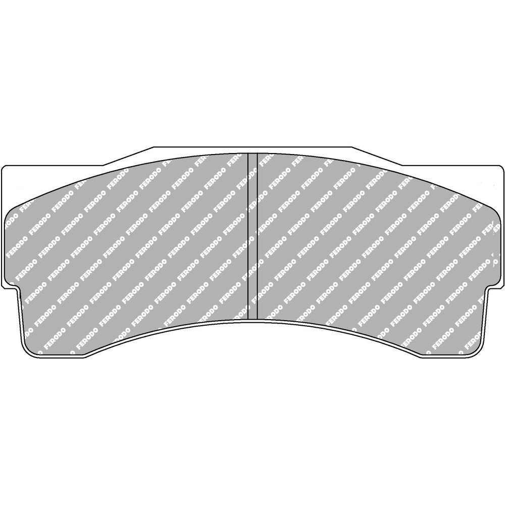 Ferodo DS1.11 Brake Pads 163.1mm x 69mm FRP3039W - Front