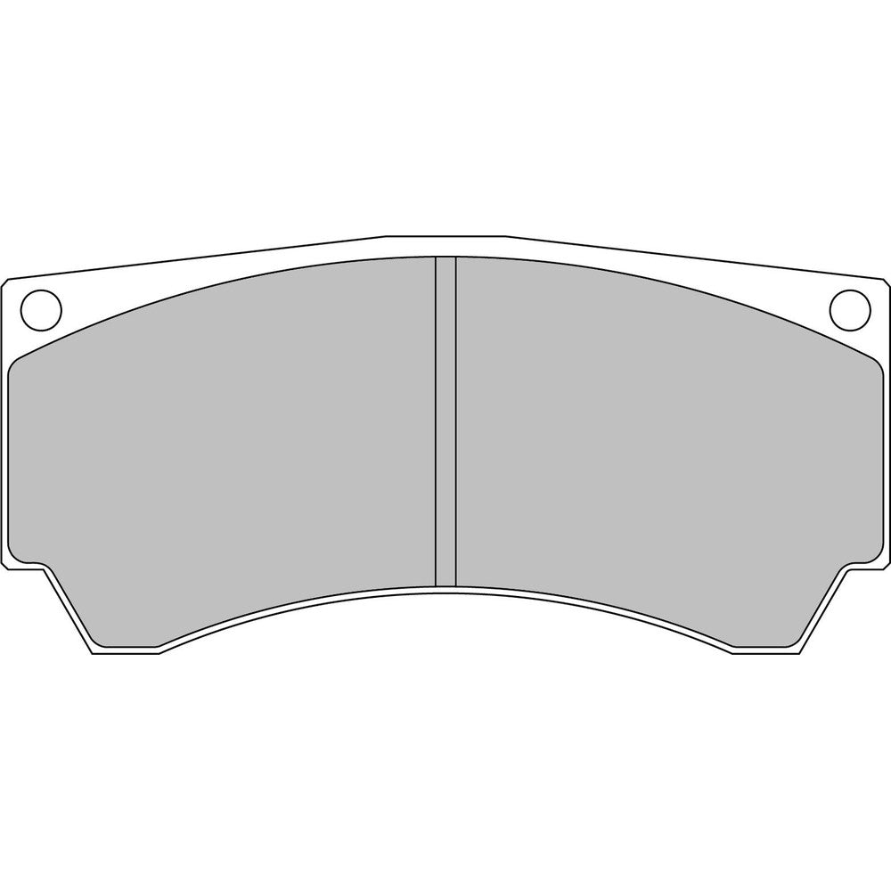 Ferodo DS2500 Brake Pads 132mm x 61mm FRP3082H - Rear