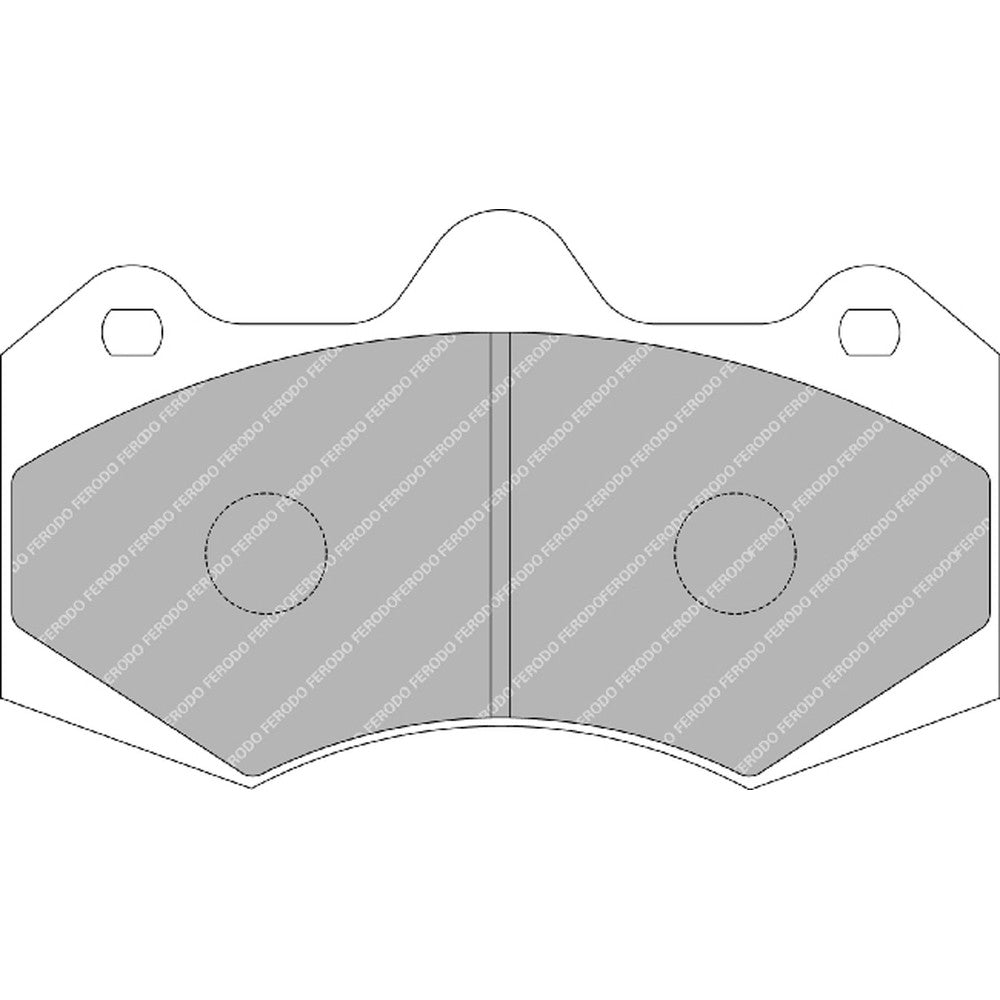 Ferodo DS UNO Brake Pads 149.3mm x 86mm FRP3084Z - Front