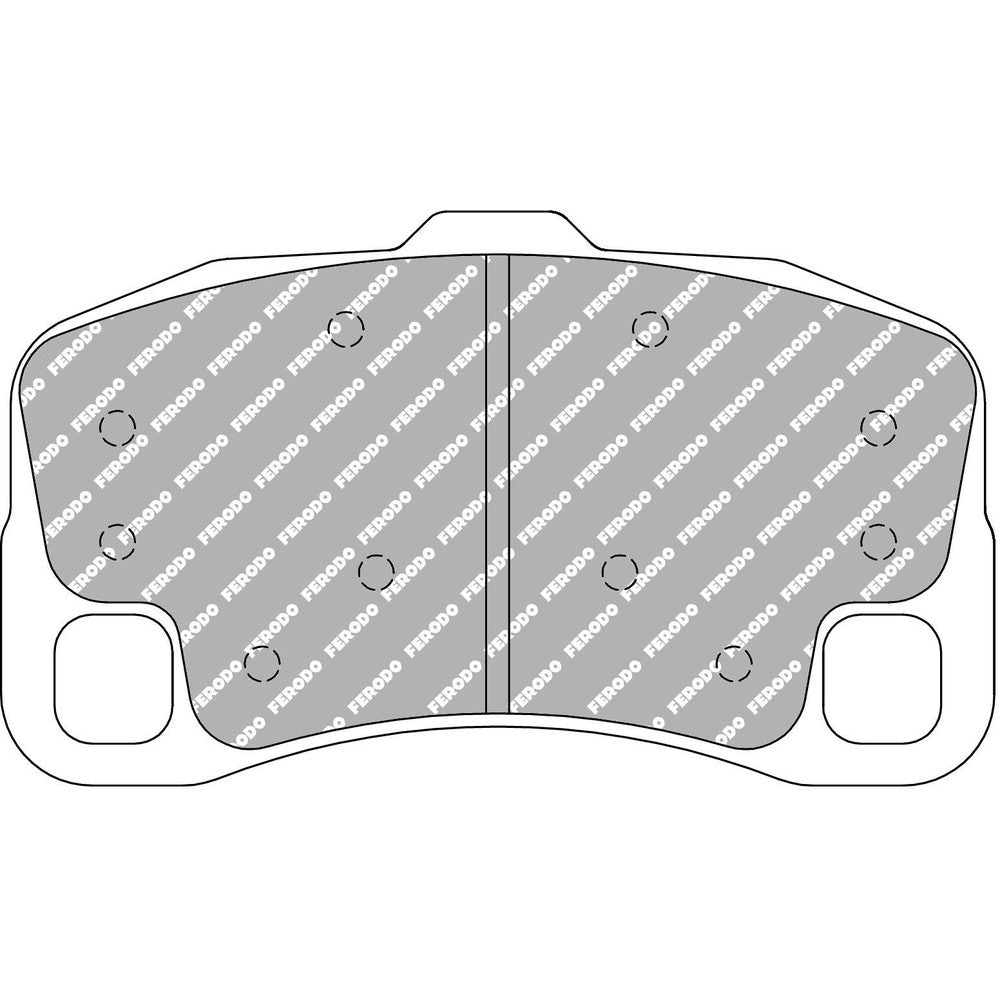 Ferodo DS1.11 Brake Pads 130.8mm x 70.4mm FRP3095W - Rear