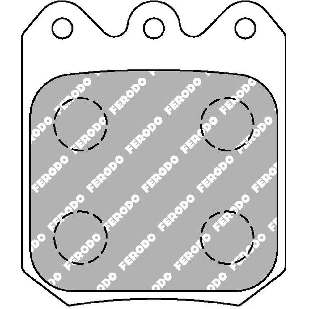 Ferodo DS3.12 Brake Pads 50.3mm x 58mm FRP3104G