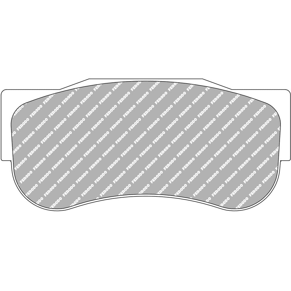 Ferodo DS3.12 Brake Pads 163.1mm x 74.4mm FRP3155GB - Front