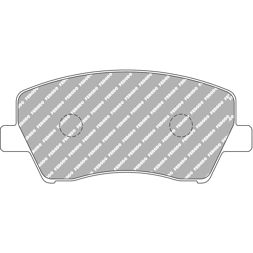 Ferodo DS1.11 Brake Pads 132.8mm x 60mm FRP3158W - Front