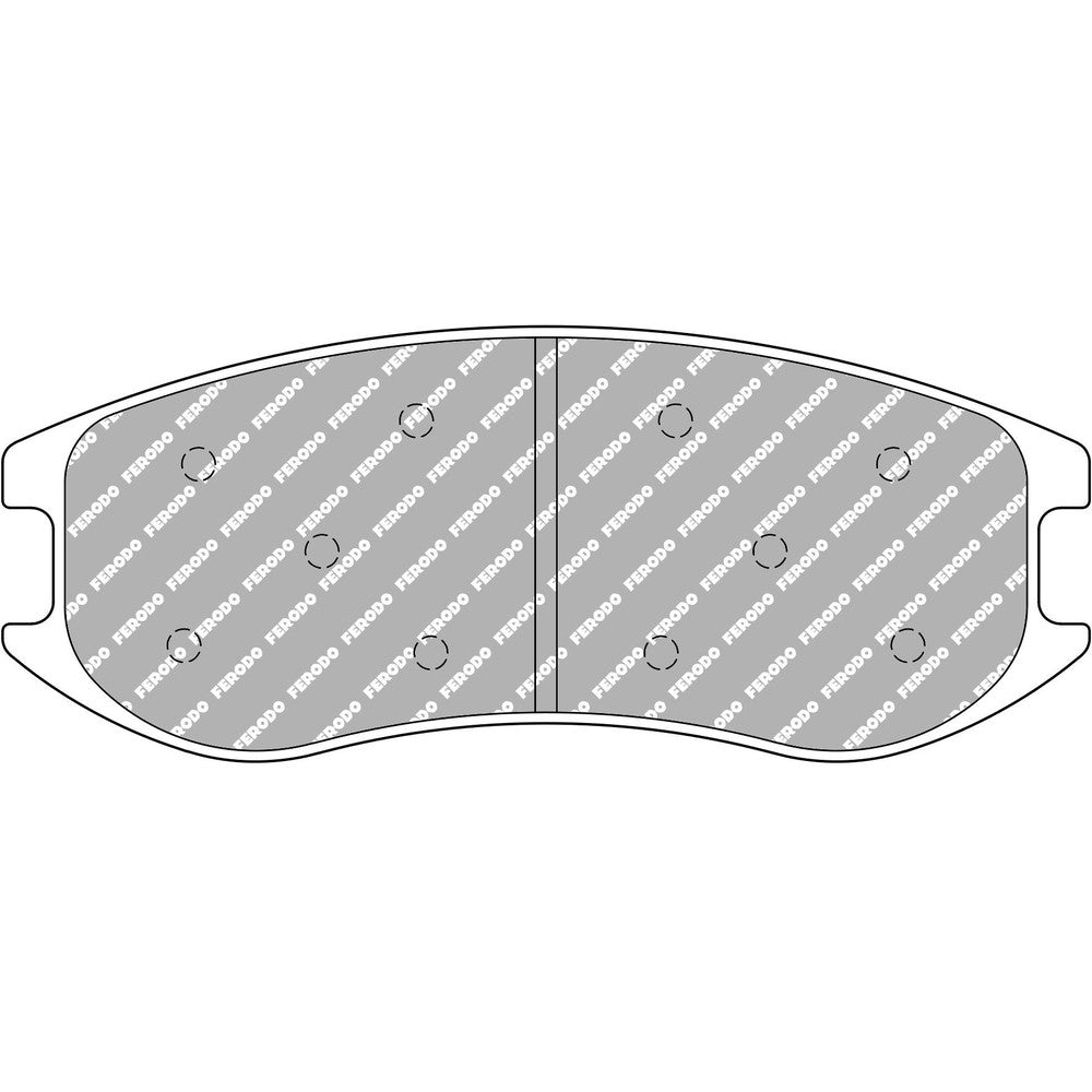 Ferodo DS3.12 Brake Pads 149mm x 60mm FRP3160GB - Front
