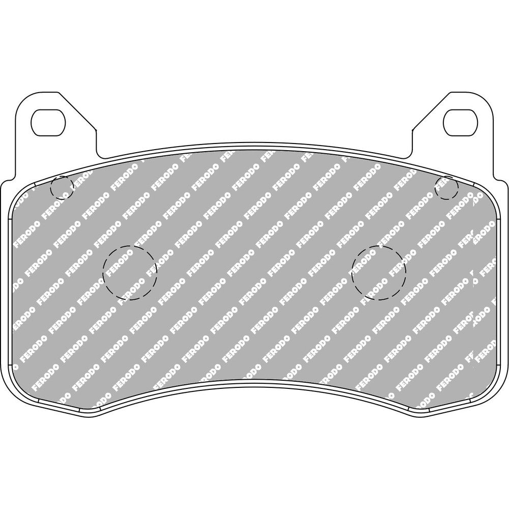 Ferodo DS2500 Brake Pads 131.9mm x 84.7mm FRP3161H - Front