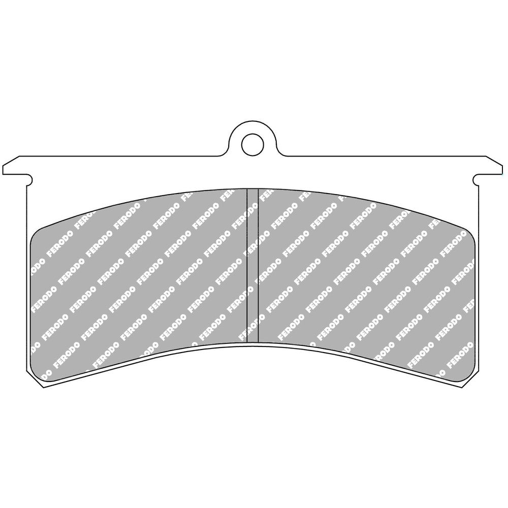 Ferodo DS UNO Brake Pads 133mm x 71.1mm FRP501Z - Front