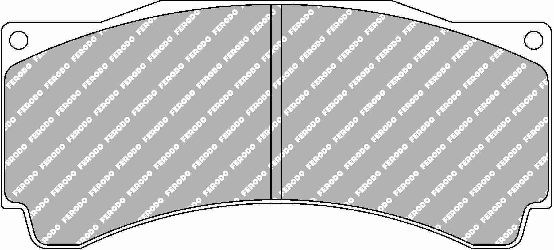 Ferodo DS1.11 Brake Pads 152.1mm x 68.9mm FRP3144WB