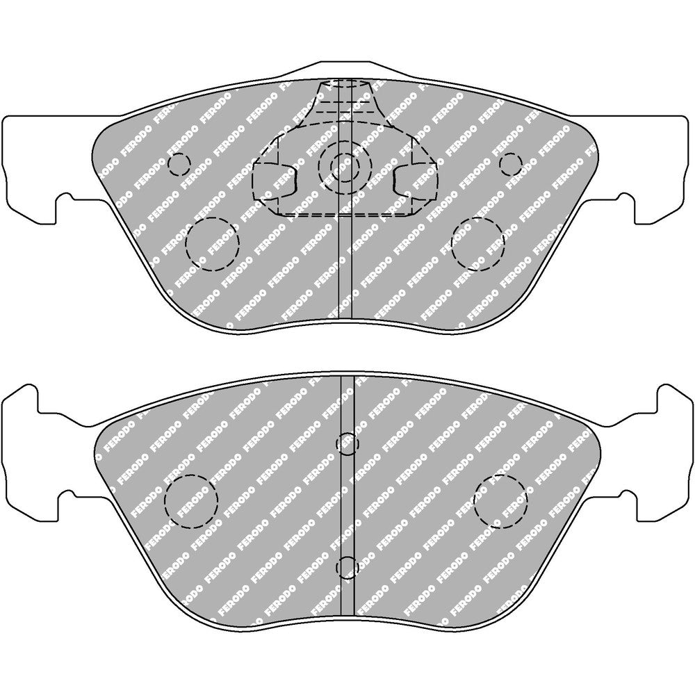 Ferodo DS3000 Brake Pads 156.4mm x 58.9mm FCP1052R - Front