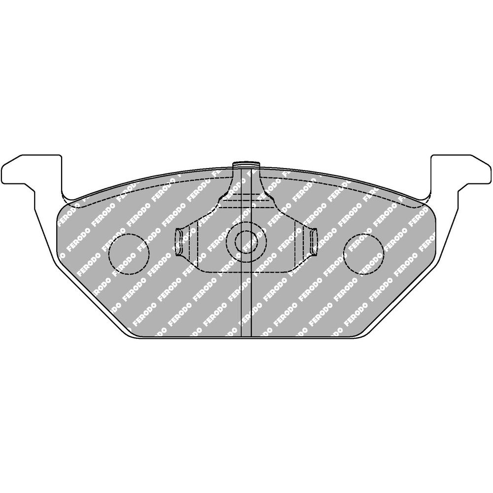 Ferodo DS2500 Brake Pads 146.4mm x 55.2mm FCP1094H - Front