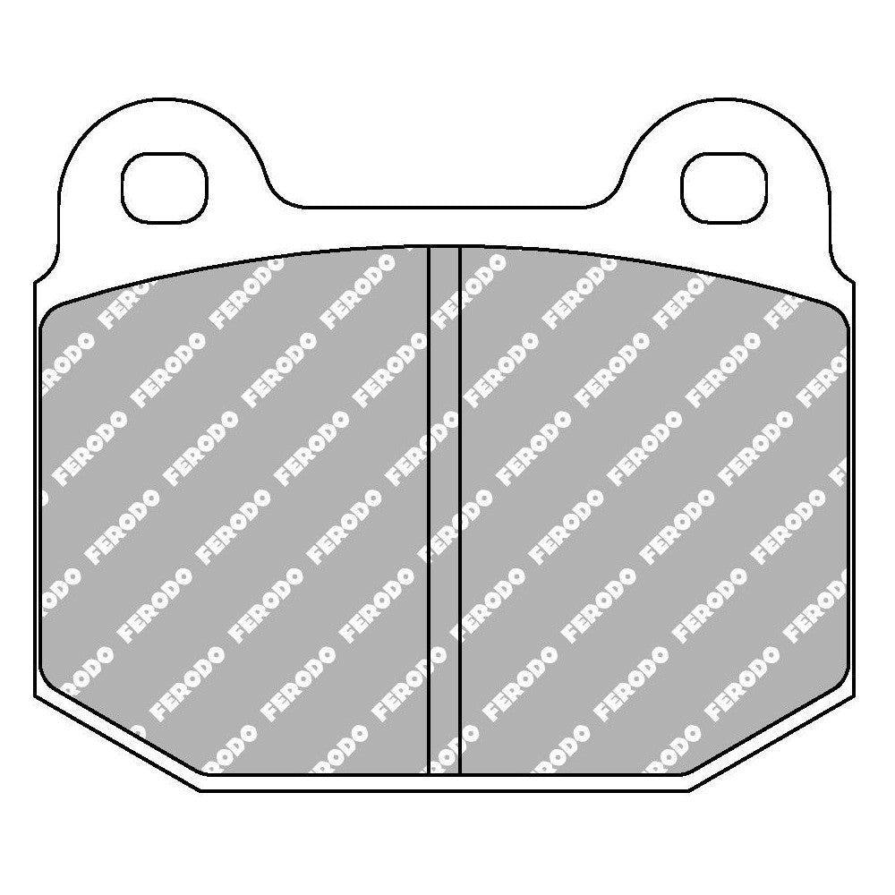 Ferodo DS3000 Brake Pads 77.6mm x 66mm FCP116R - Front