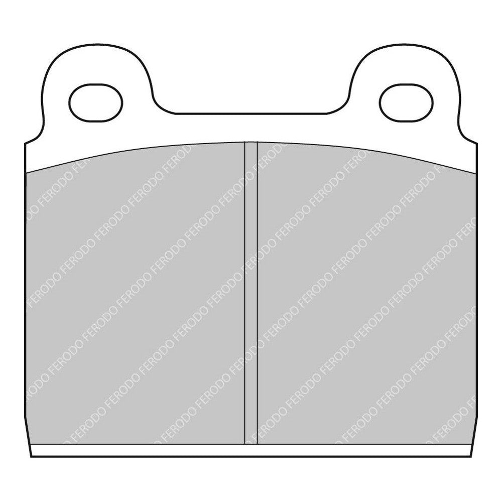 Ferodo DS3000 Brake Pads 76.7mm x 70mm FCP11R