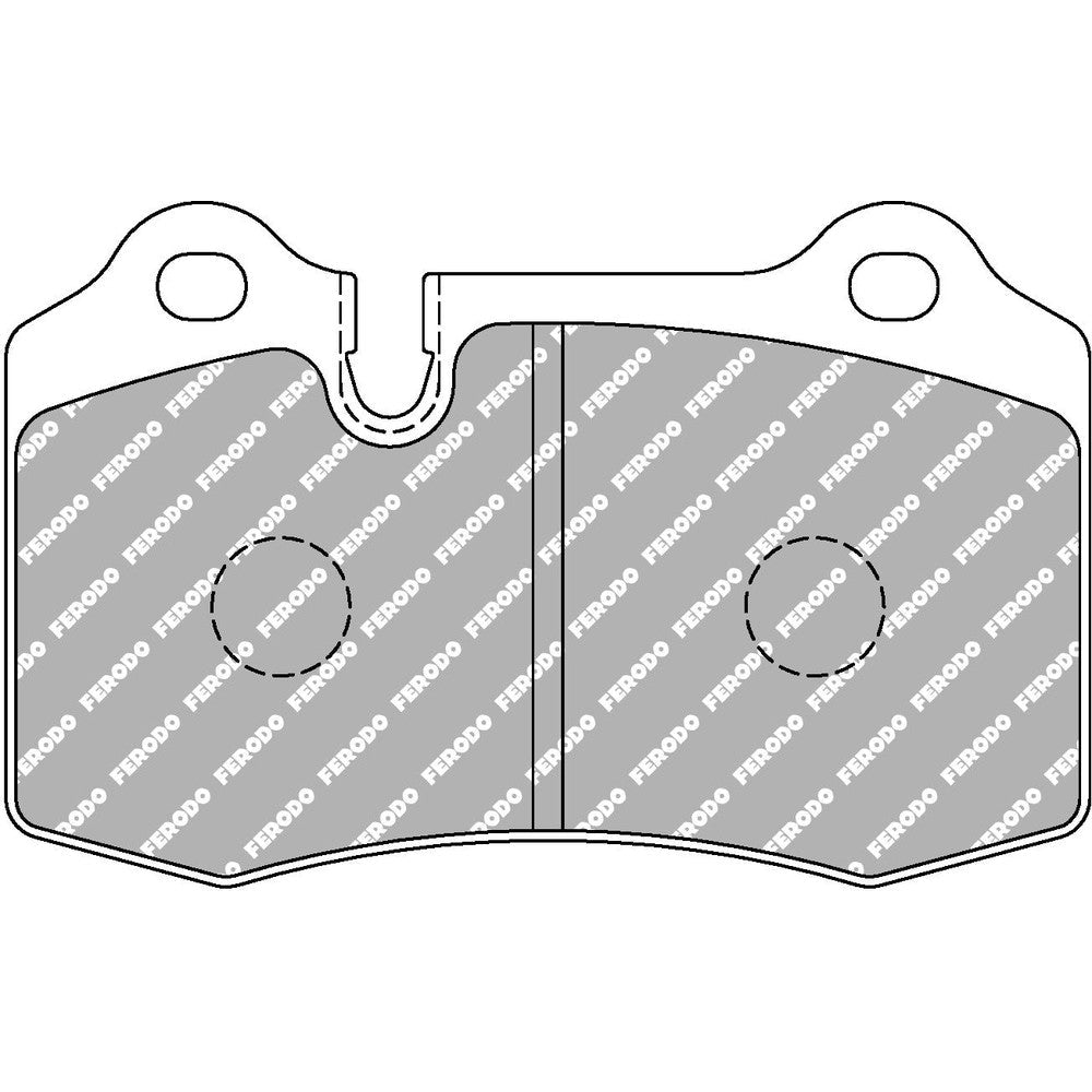 Ferodo DS2500 Brake Pads 109.8mm x 69mm FCP1348H