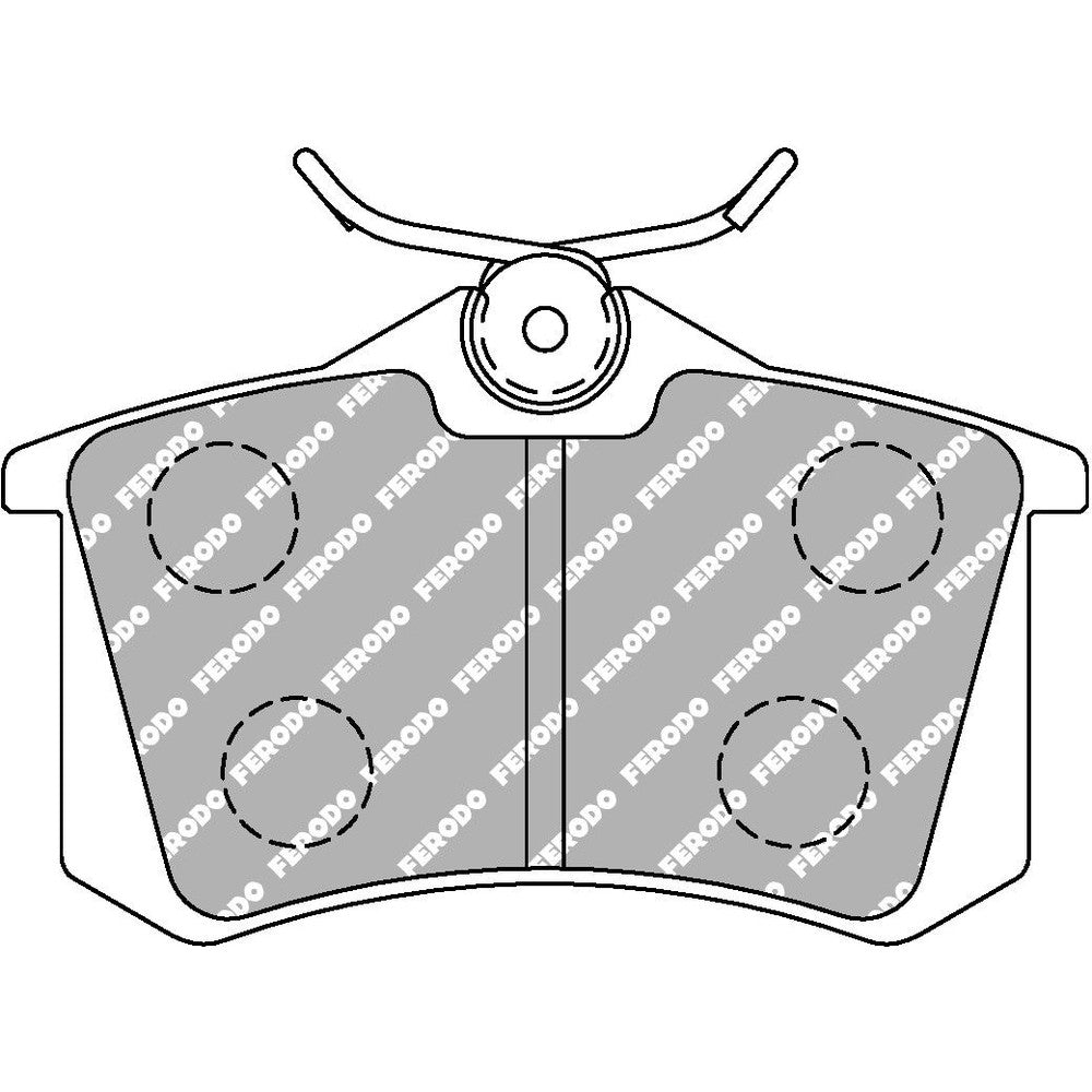 Ferodo DS2500 Brake Pads 87.4mm x 52.9mm FCP1491H