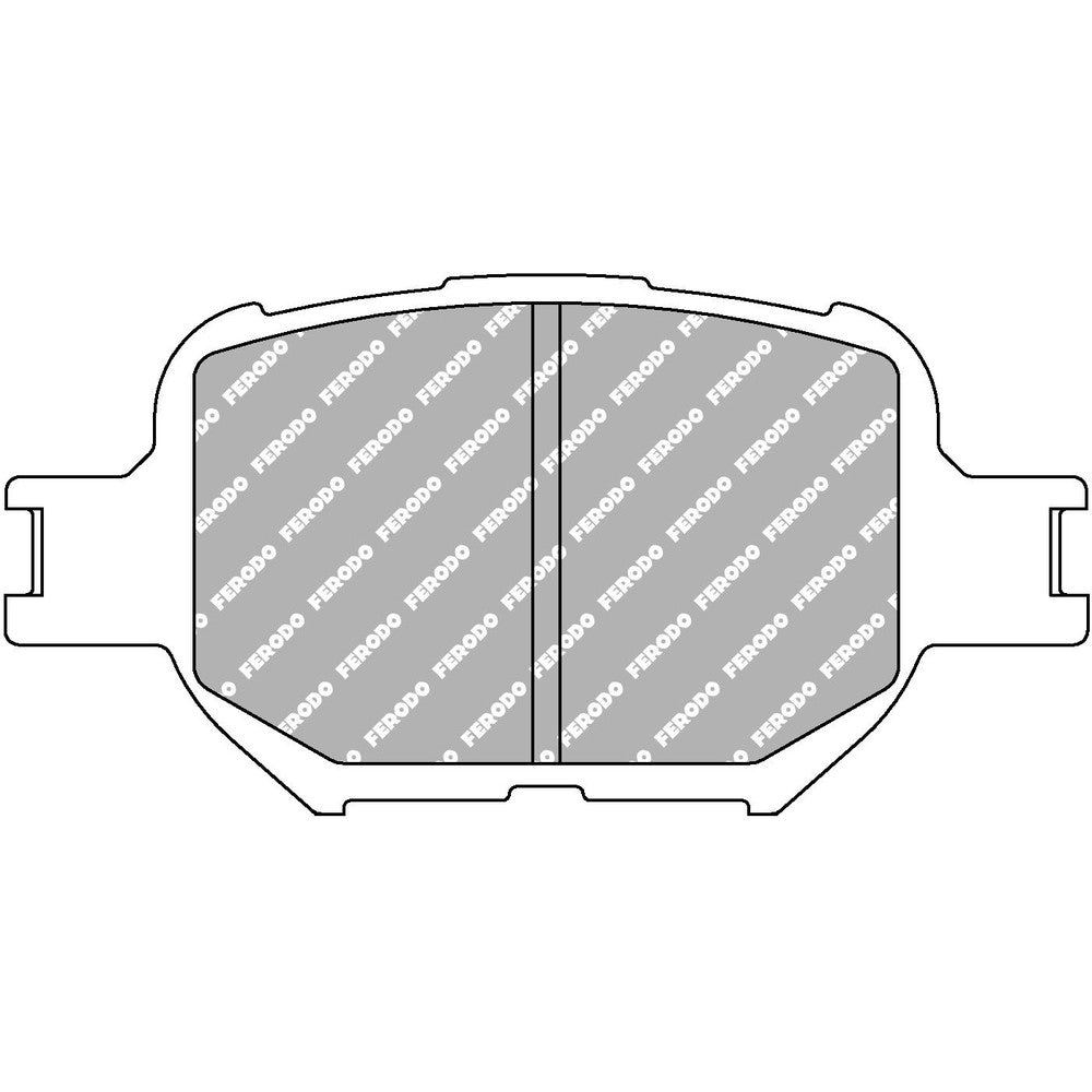 Ferodo DS2500 Brake Pads 117.8mm x 58mm FCP1528H - Front