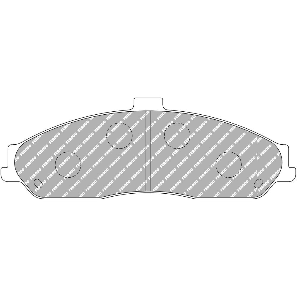 Ferodo DS2500 Brake Pads 183.8mm x 63mm FCP1553H - Front