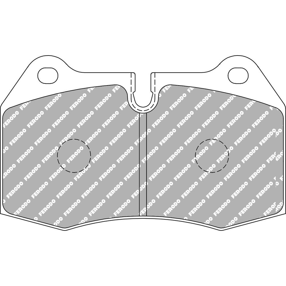 Ferodo DS2500 Brake Pads 120.1mm x 73.7mm FCP1561H - Front