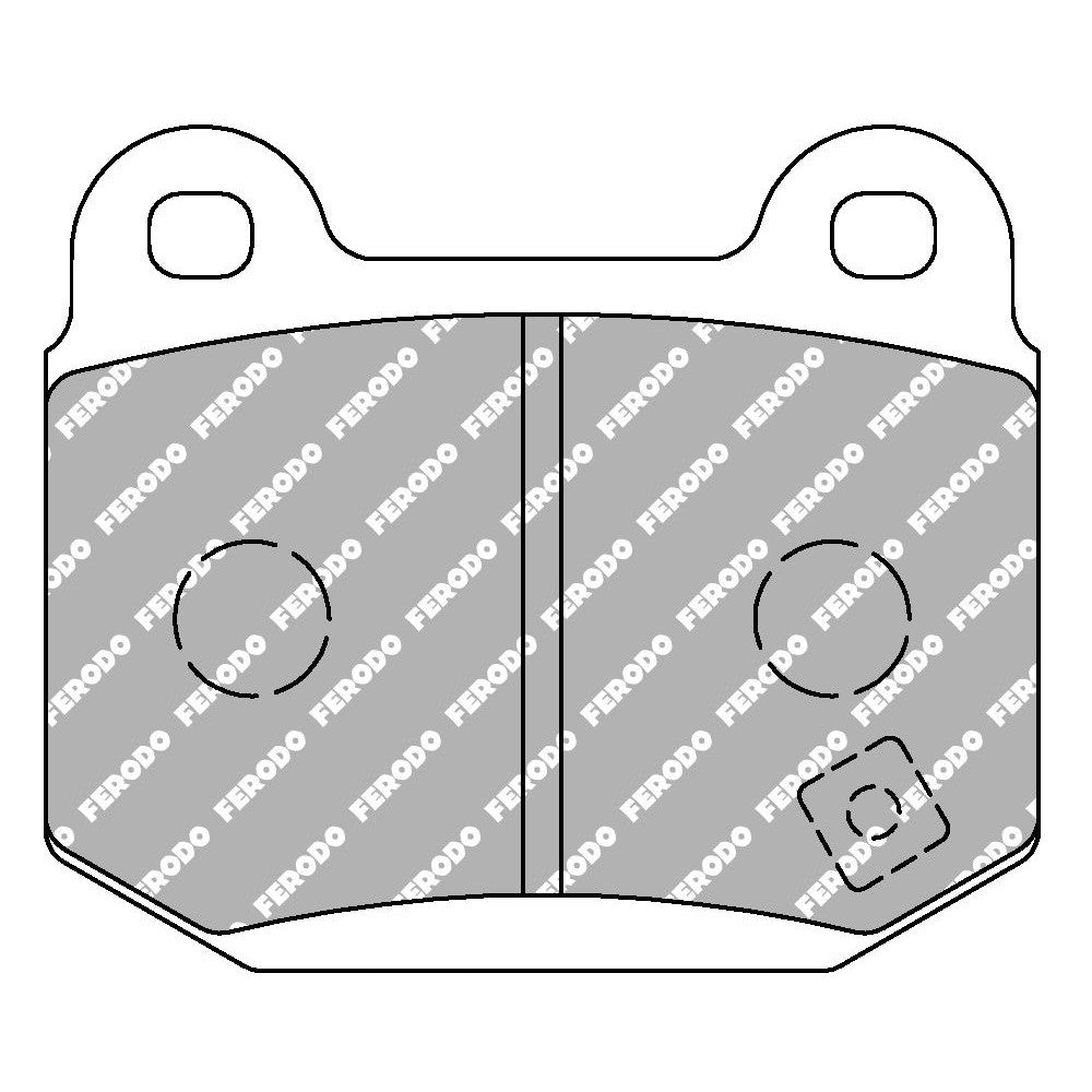 Ferodo DS2500 Brake Pads 77.6mm x 66mm FCP1562H