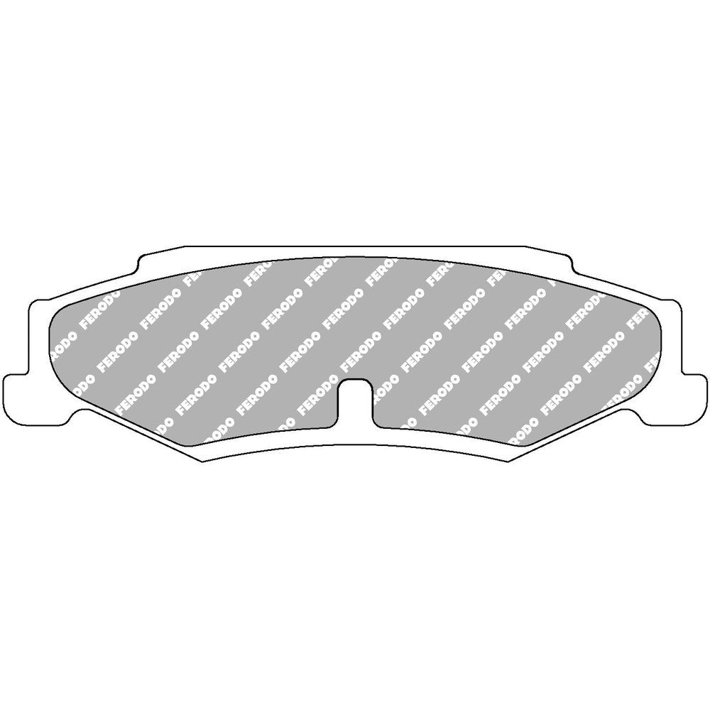 Ferodo DS2500 Brake Pads 121.6mm x 37mm FCP1563H - Rear